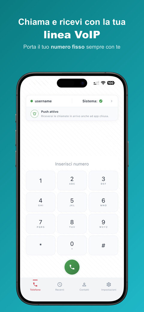 CallKeet dialer to compose a number